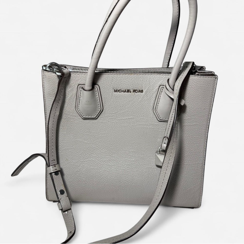 Michael Kors Light Gray Satchel Bag